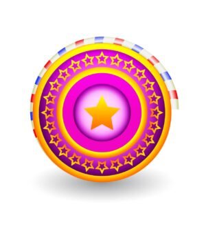 1 1/2" Twinkling Star / 1 1/2  ட்வின்க்ளிங்  ஸ்டார்