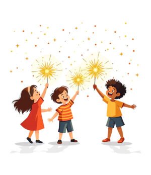 1 1/2" Twinkling Star / 1 1/2  ட்வின்க்ளிங்  ஸ்டார்